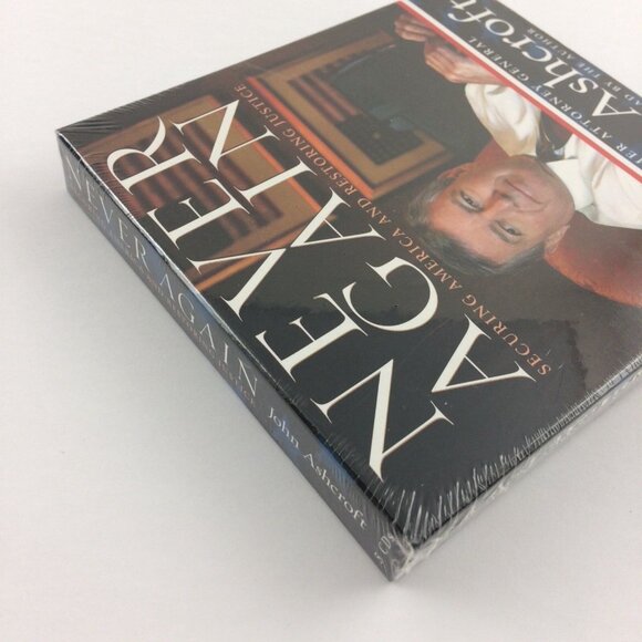 John Ashcroft Audiobook CD Never Again US Attorney General 9/11 American History - Picture 5 of 9